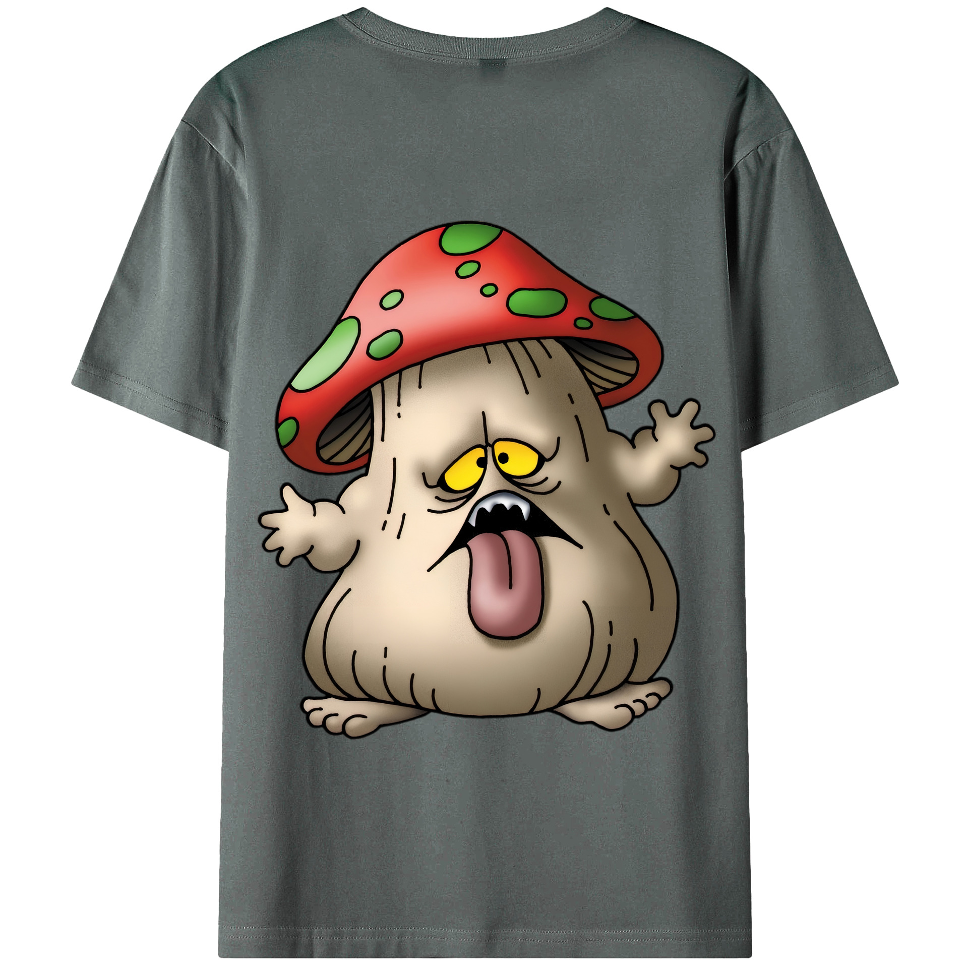 （画像用） ドラゴンクエスト Doragon Kuesuto Dragon Quest 綿100％半袖Tシャツ（背面プリント）